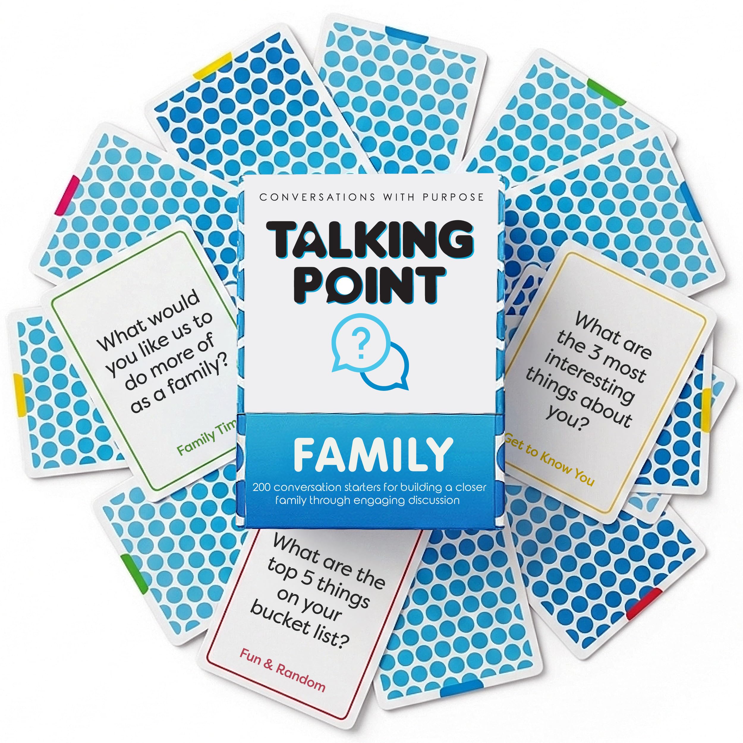 Amazon.com: 200 Family Conversation Cards - Put Down The Phones